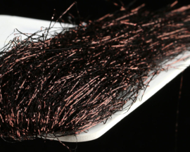 Twist flash hair - dark copper brown