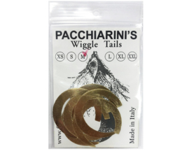 Wiggle tails M - metallic gold
