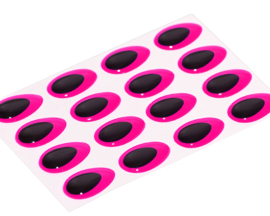 Teardrop - fluo pink 15mm