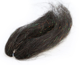 Flash Icelandic sheep hair - black blaze