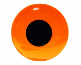 3D Epoxy eyes - fluo orange 5mm