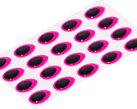 Teardrop - fluo pink 7mm