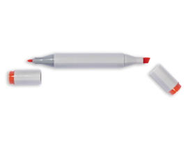 Dual tip marker - orange