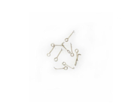 Wiggle Tail Clip Silver - vertical