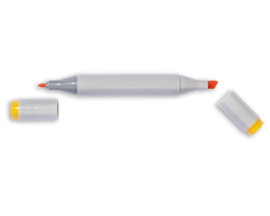 Dual tip marker - yellow