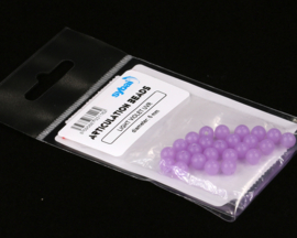 Articutation beads - light violet UVR