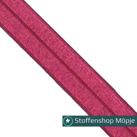 Elastisch Biaisband Fuchsia 106 20 mm
