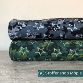 Soft Sweat Camouflage Stars Dark Green