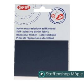 Opry Nylon Reparatiedoek Zelfklevend Navy