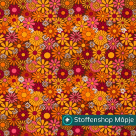 Burlington Flower Power Oranje