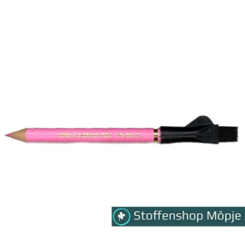 Patroonpotlood met Borsteltje Roze