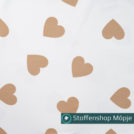French Terry Hearts Off White