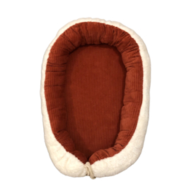Babynestje Corduroy Stone - Teddy
