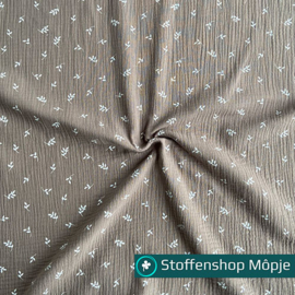 Hydrofiel Blaadjes Beige