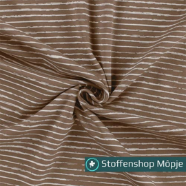 Jersey Stripe Taupe