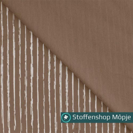 Jersey Stripe Taupe