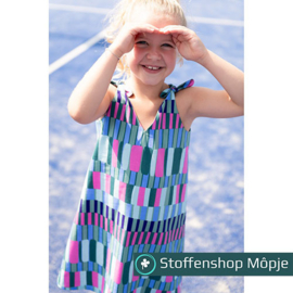 Katoen Viscose Stepen Groen