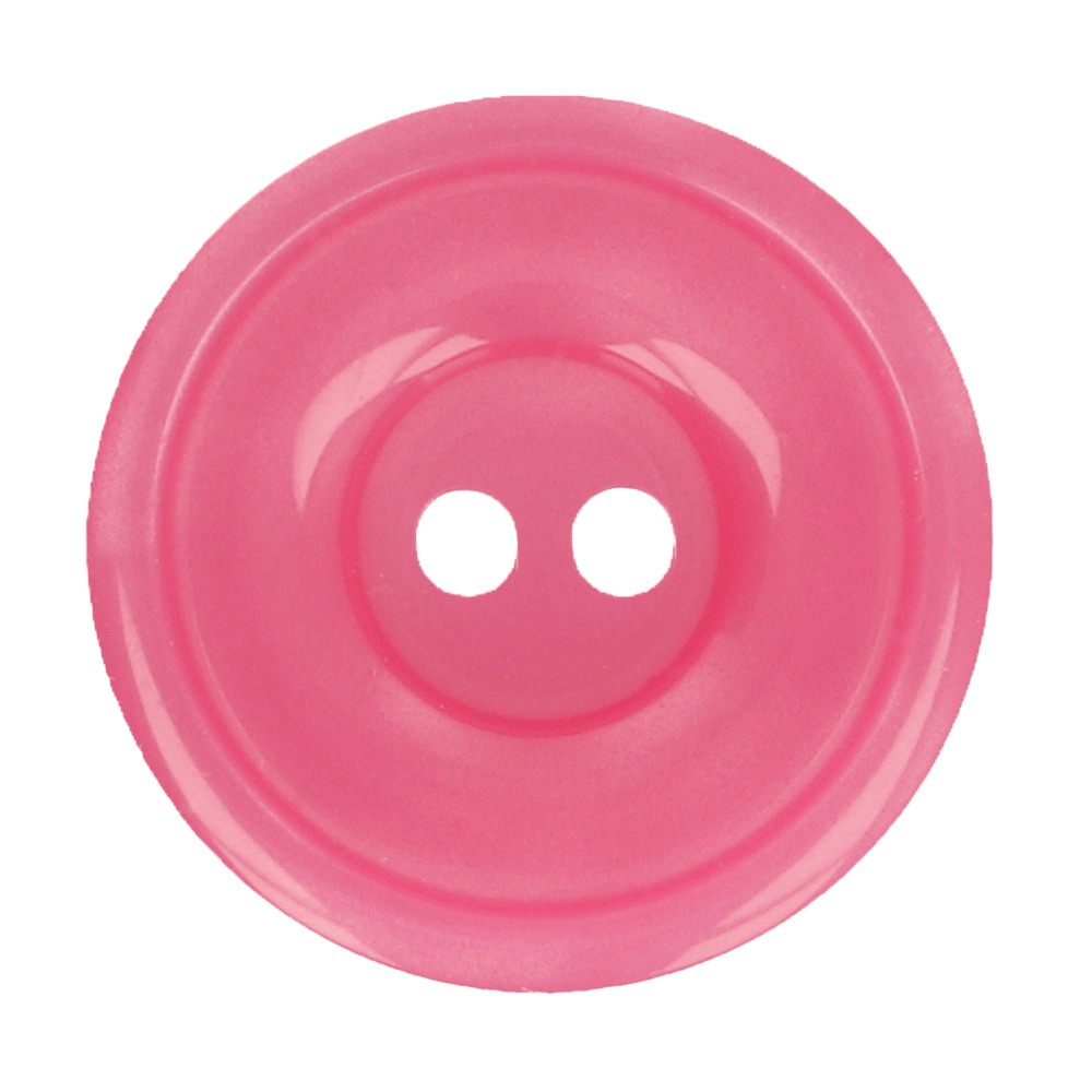 Knoop Bottoni Italiani Fuchsia maat 24 - 15 mm