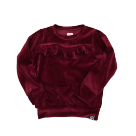 Sweater Nicky Velours Bordeaux