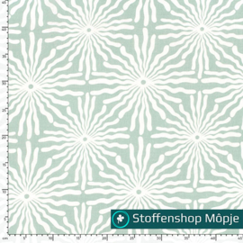 Katoen Viscose Zonnen Mint