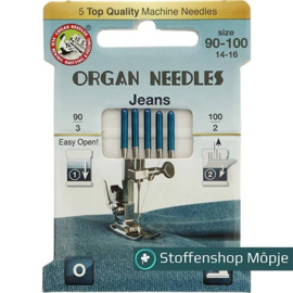 Organ Needles Jeans Ecopack nr. 90-100