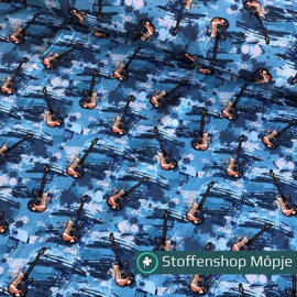 Jersey Gitaar Blauw