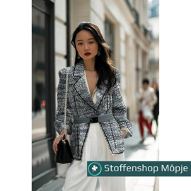 Jacquard Abstract Lurex Pine