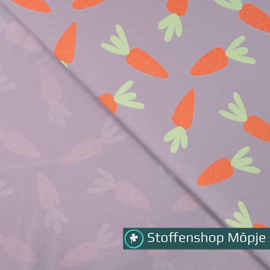 French Terry Carrots Dusty Lilac