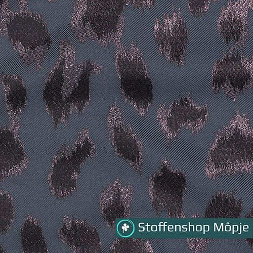 Jacquard Animal Skin Grey - Lila