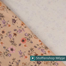 Ribtricot Small Flowers Powder