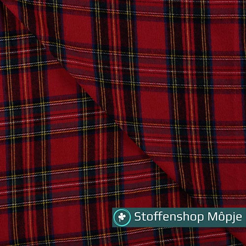 Bruched Check Finn Tartan Red