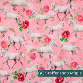 Jersey Horses In Pink