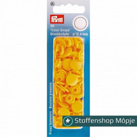 Prym Color Snaps 12,4 mm Geel 30 Stuks