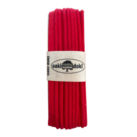 Jersey Paspelband 3 mm Rood 2 Meter