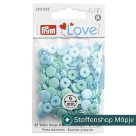 Prym Love Color Snaps Mini 9 mm Mint