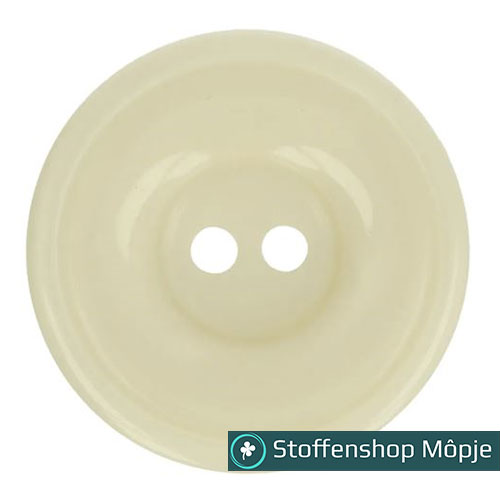 Knoop Bottoni Italiani Ecru maat 24 - 15 mm