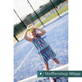 Katoen Viscose Stepen Groen