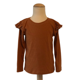 Longsleeve Pointoille Cognac