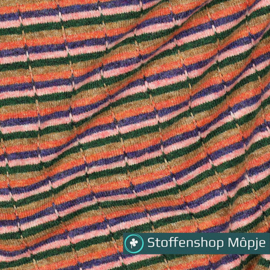 Knitted Jacquard Stripes Multicolour
