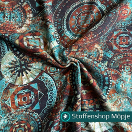 Alpen Fleece Digital Stylez Mandala Brique