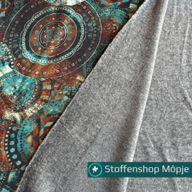 Alpen Fleece Digital Stylez Mandala Brique