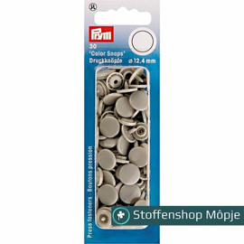 Prym Color Snaps 12,4 mm Grijs 30 Stuks