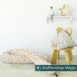 Quilt Flowers White