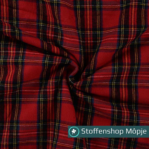 Bruched Check Finn Tartan Red
