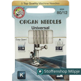 Organ Needles Universeel Ecopack nr. 80