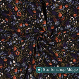 Jersey Flowers Anthracite