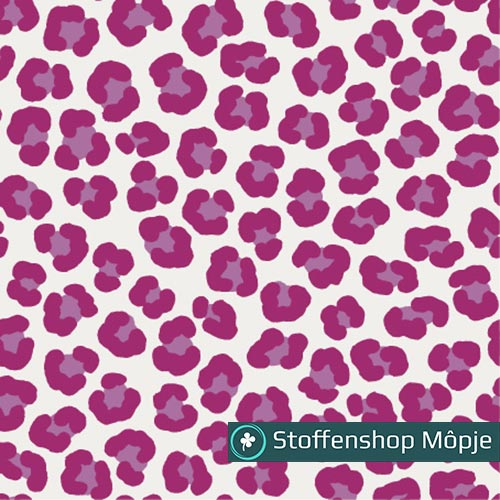 Flanel Digital Leopard Fuchsia