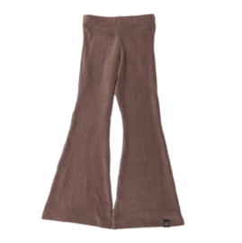 Flared Pants Ribfluweel Mauve