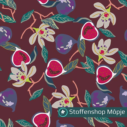 Happy Fleece Figs Fuchsia