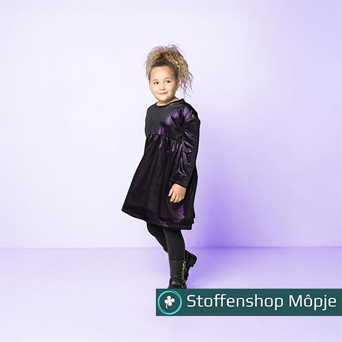 Velour Foil Purple Black